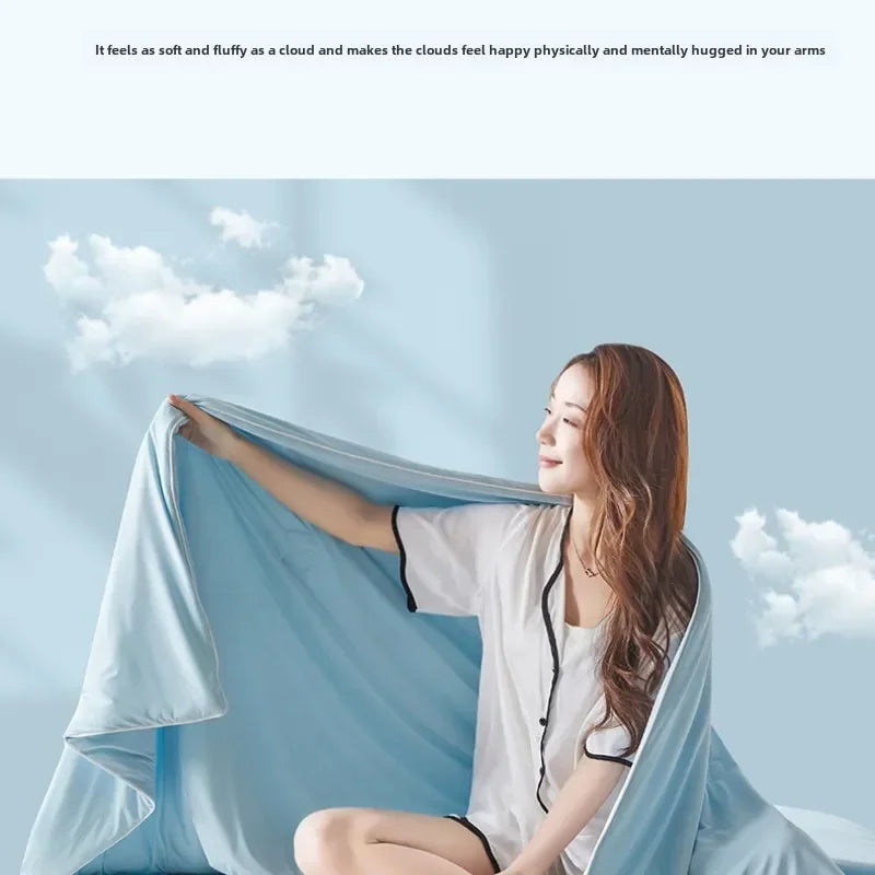 Antibacterial Air Conditioning, Cooling Thin Blankets, Single and Double Machine Washable