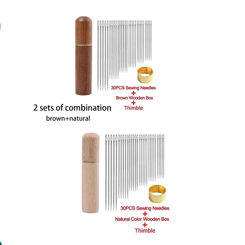 Self Threading Sewing Needles Set for Easy Stitching