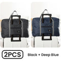 black and deep blue