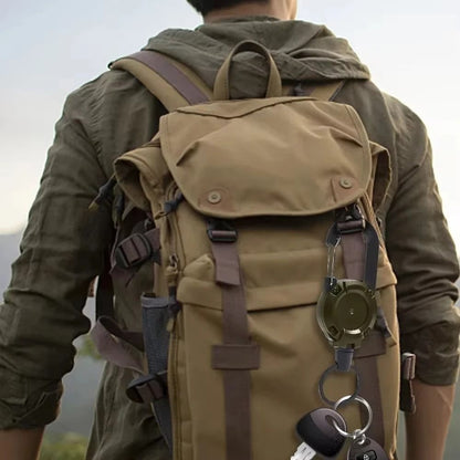 Heavy-Duty Retractable Carabiner Pull Reel