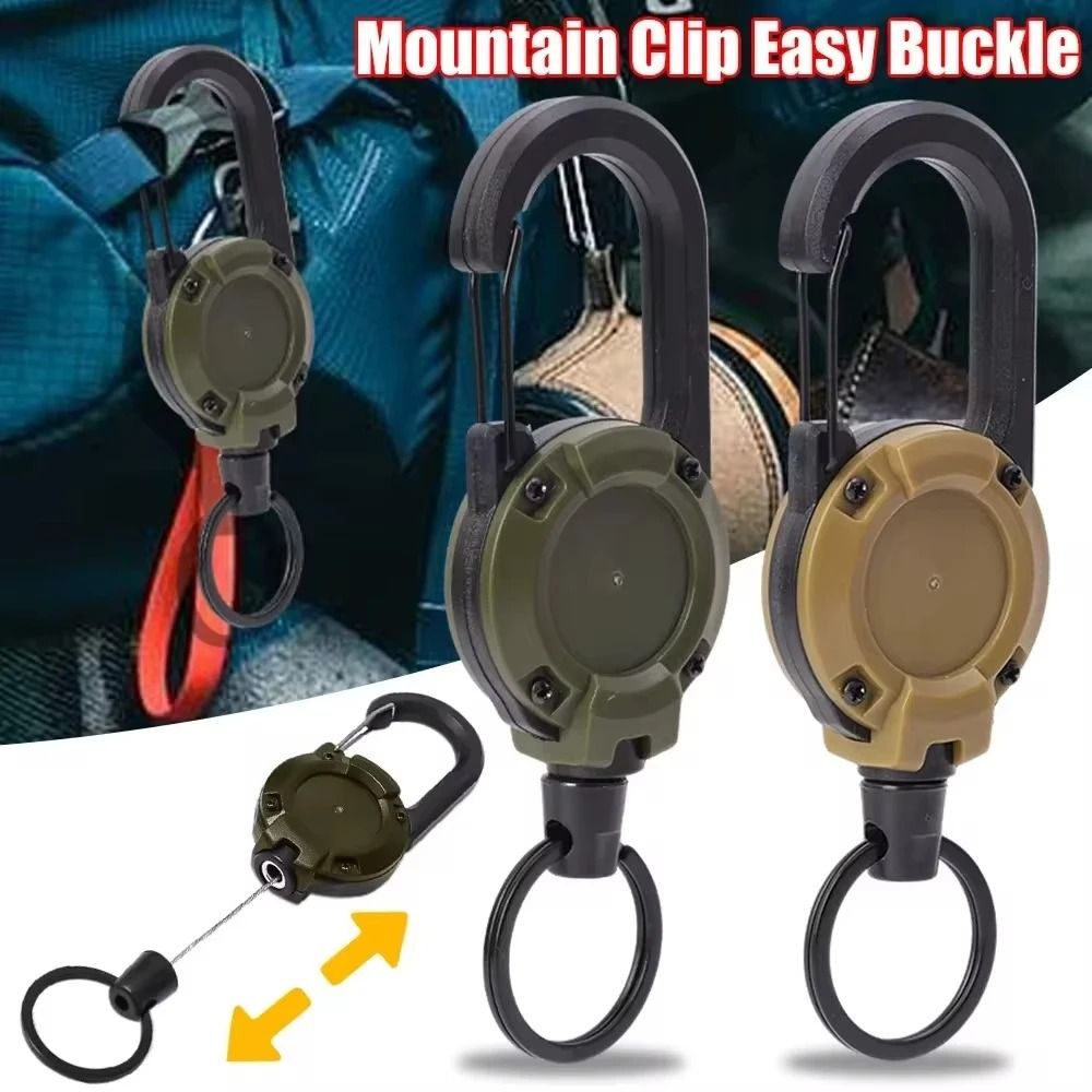 Heavy-Duty Retractable Carabiner Pull Reel