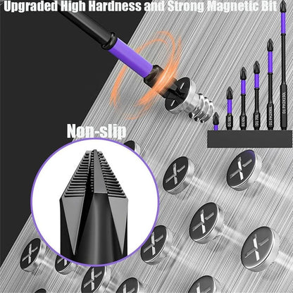 Magnetic Phillips Screwdriver Bits Set for Power Tools