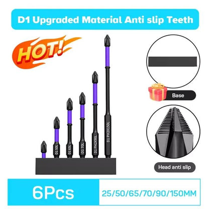 Magnetic Phillips Screwdriver Bits Set for Power Tools