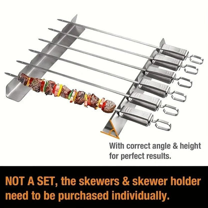 Elevated Stainless Steel Kebab Rack (2 PCS Set)