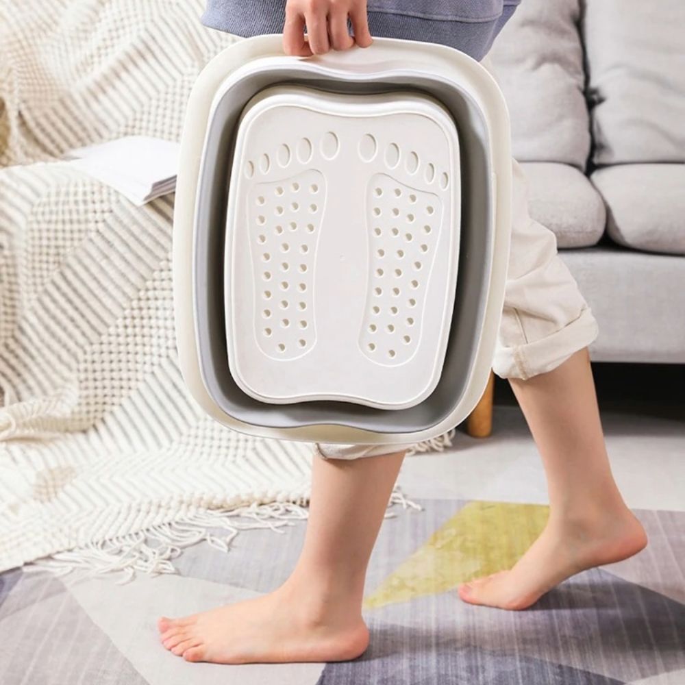 Foldable Foot Bath Bucket Portable Foot Spa Soaking Tub for Home Relaxation