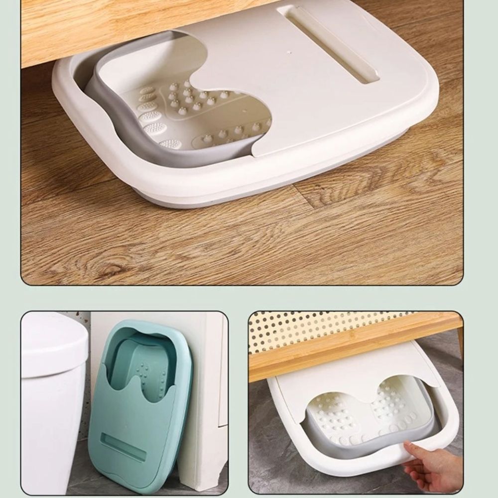 Foldable Foot Bath Bucket Portable Foot Spa Soaking Tub for Home Relaxation