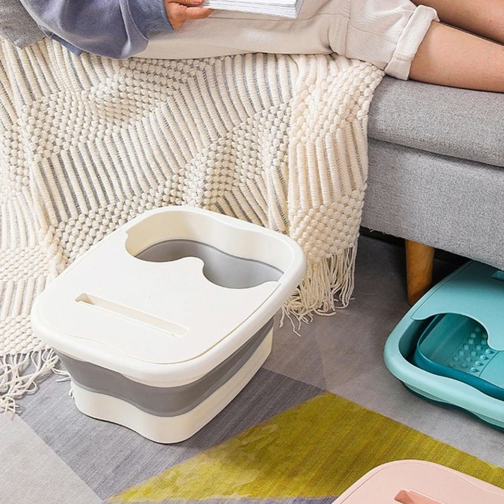 Foldable Foot Bath Bucket Portable Foot Spa Soaking Tub for Home Relaxation