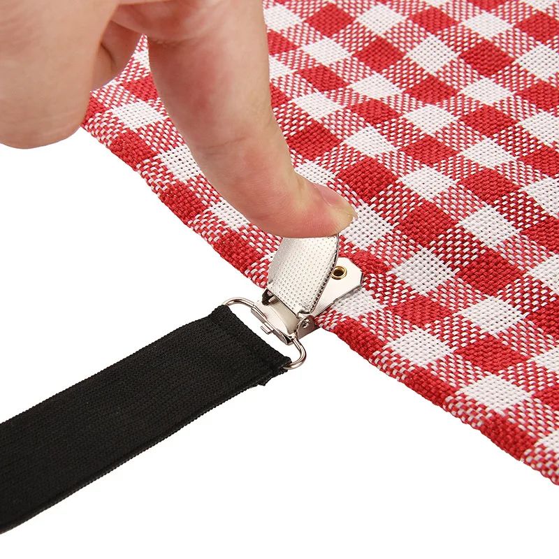 Adjustable Bed Sheet Fasteners Straps with Clips | Elastic Mattress Sheet Holder Grippers for Wrinkle-Free Bedding