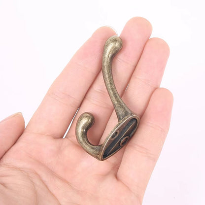 Heavy Duty Wall Mounted Coat Hooks 10/20-Piece Set Bronze Vintage Rack
