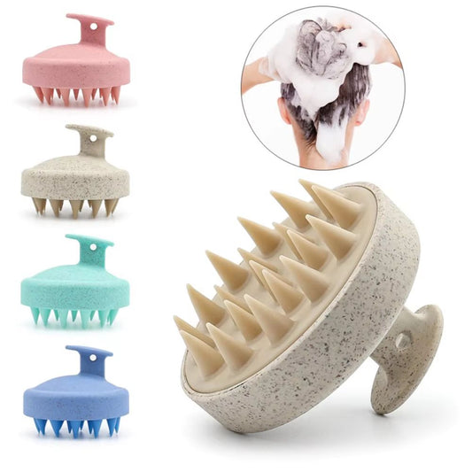 Silicone Shampoo Scalp Massage Brush for Hair & Body