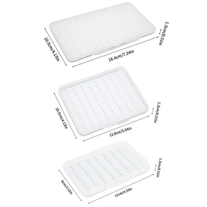 Large Capacity Fly Lures Box, Waterproof Design Fly Fishing Box with Transparent Lid
