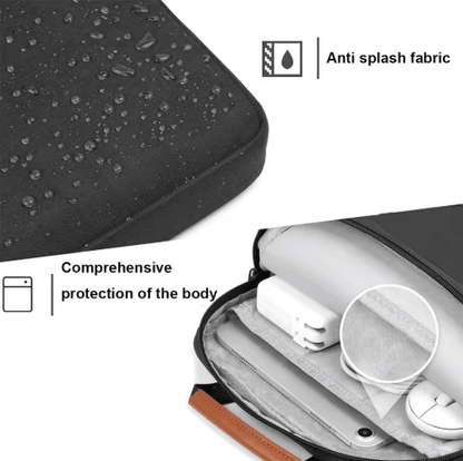 Tablet Shoulder Sleeve Bag for iPad and Galaxy Tab with Handle and Strap