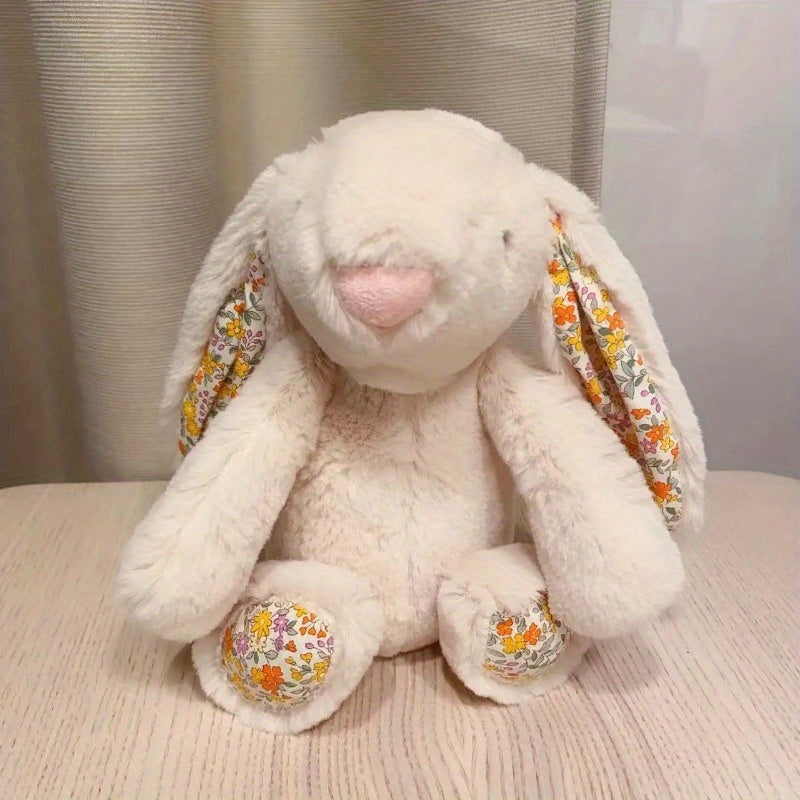 Creative Soft Stuffed Animal, Cute Sitting Long Ear Rabbit Plush Doll Gift