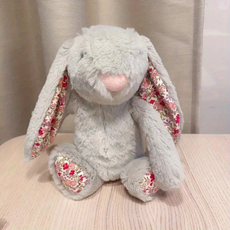 Creative Soft Stuffed Animal, Cute Sitting Long Ear Rabbit Plush Doll Gift