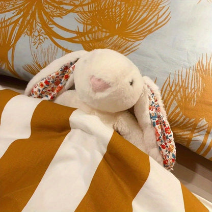 Creative Soft Stuffed Animal, Cute Sitting Long Ear Rabbit Plush Doll Gift