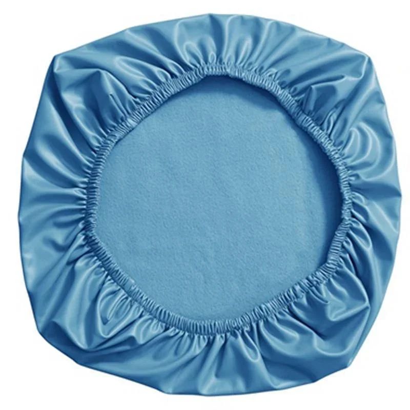 PU Leather Elastic Chair Seat Cover Slipcover | Waterproof Seat Protector for Office, Dining, Hotel Chairs 38-52cm