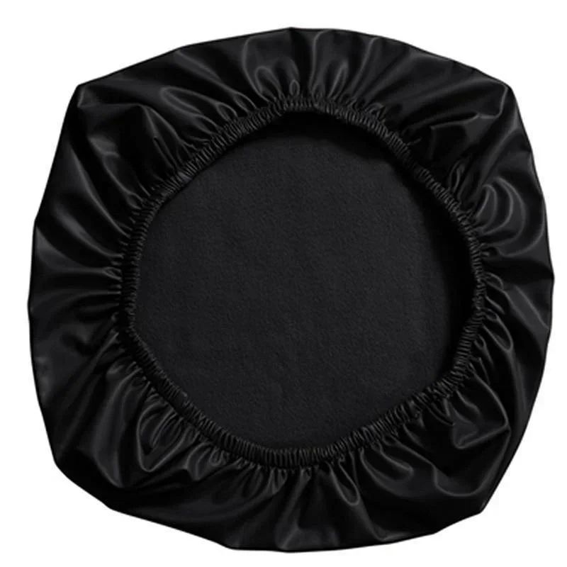 PU Leather Elastic Chair Seat Cover Slipcover | Waterproof Seat Protector for Office, Dining, Hotel Chairs 38-52cm