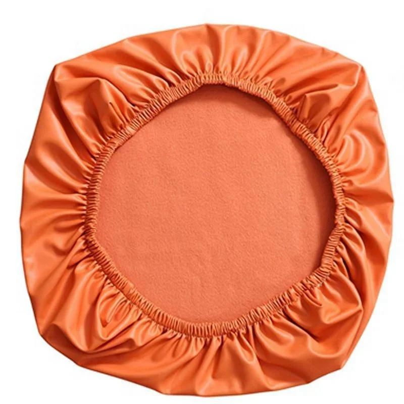 PU Leather Elastic Chair Seat Cover Slipcover | Waterproof Seat Protector for Office, Dining, Hotel Chairs 38-52cm