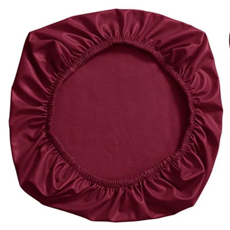 PU Leather Elastic Chair Seat Cover Slipcover | Waterproof Seat Protector for Office, Dining, Hotel Chairs 38-52cm