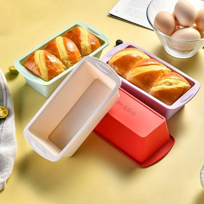 Non-Stick Silicone Loaf Pan Rectangle Bread & Cake Mold | BPA-Free Flexible Baking Tray for Brownies, Toast & Desserts