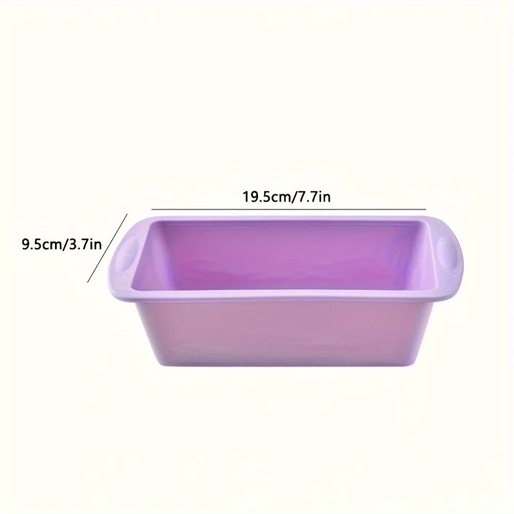 Non-Stick Silicone Loaf Pan Rectangle Bread & Cake Mold | BPA-Free Flexible Baking Tray for Brownies, Toast & Desserts
