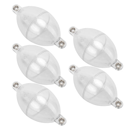 White Durable Oval Fishing Bubble Floats, Plastic Bubble Float Ball for Sea Fishing