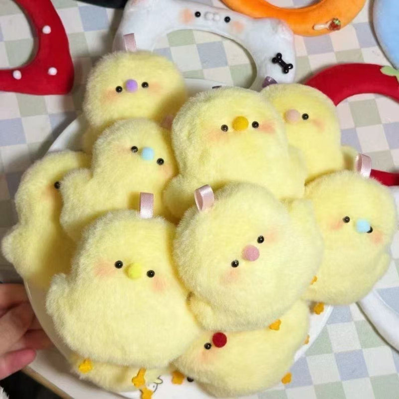 Super Cute Plush Chicken Keychain Cartoon Chicken Doll Pendant for Schoolbag, Bag Decor & Creative Gift