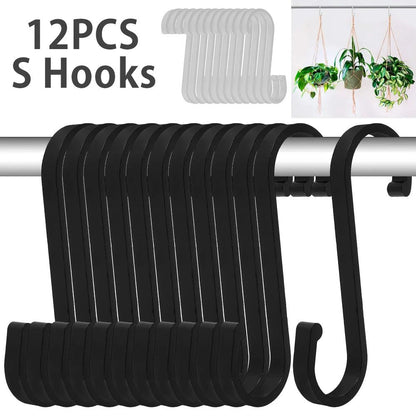 Heavy Duty Metal S Hooks Set