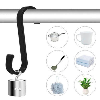 Heavy Duty Metal S Hooks Set