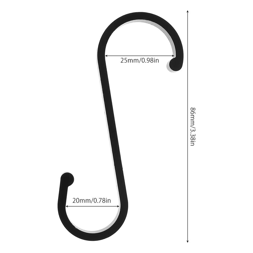 Heavy Duty Metal S Hooks Set