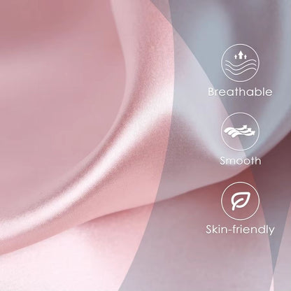 JuwenSilk Mulberry Silk Pillowcase – Standard & Queen Natural Silky Satin Pillow Cover