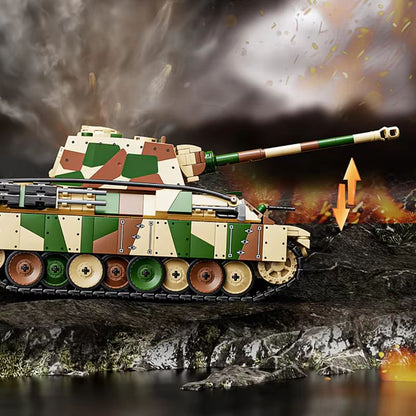 Classic Heavy Tank KV-2 MOC Bricks Building Blocks Set – WW2 Military Model for Kids and Adults