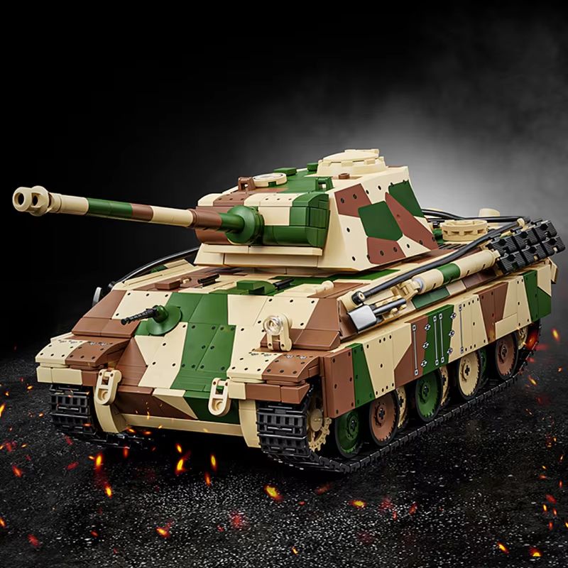 Classic Heavy Tank KV-2 MOC Bricks Building Blocks Set – WW2 Military Model for Kids and Adults