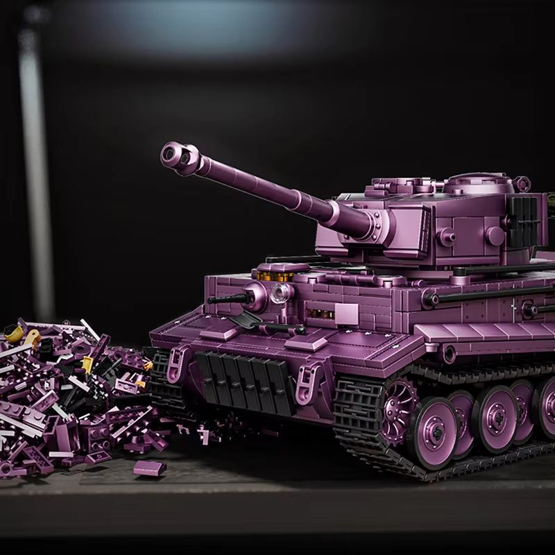 Classic Heavy Tank KV-2 MOC Bricks Building Blocks Set – WW2 Military Model for Kids and Adults