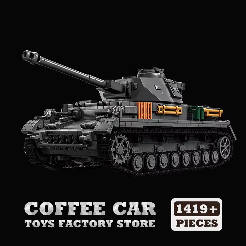 Classic Heavy Tank KV-2 MOC Bricks Building Blocks Set – WW2 Military Model for Kids and Adults