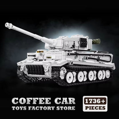 Classic Heavy Tank KV-2 MOC Bricks Building Blocks Set – WW2 Military Model for Kids and Adults