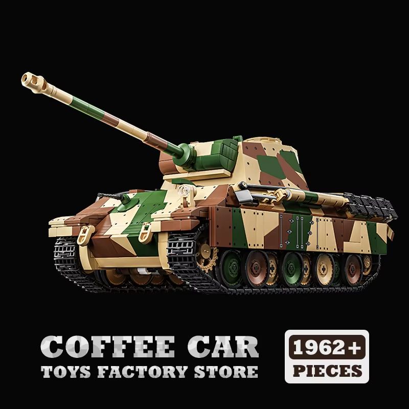 Classic Heavy Tank KV-2 MOC Bricks Building Blocks Set – WW2 Military Model for Kids and Adults