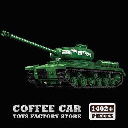 Classic Heavy Tank KV-2 MOC Bricks Building Blocks Set – WW2 Military Model for Kids and Adults