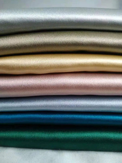 Silky Satin Pillowcase for Hair and Skin, Soft Mulberry Style Pillow Case Standard Queen King, Wrinkle Free