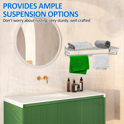 Retractable Wall Mounted Laundry Drying Rack