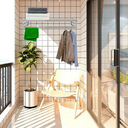 Retractable Wall Mounted Laundry Drying Rack