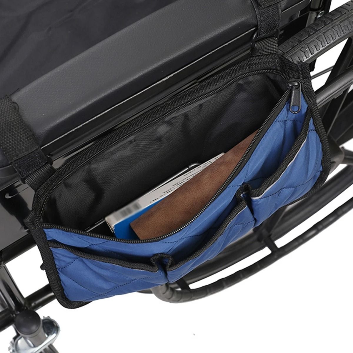 Wheelchair Side Armrest Storage and Hanging Bag