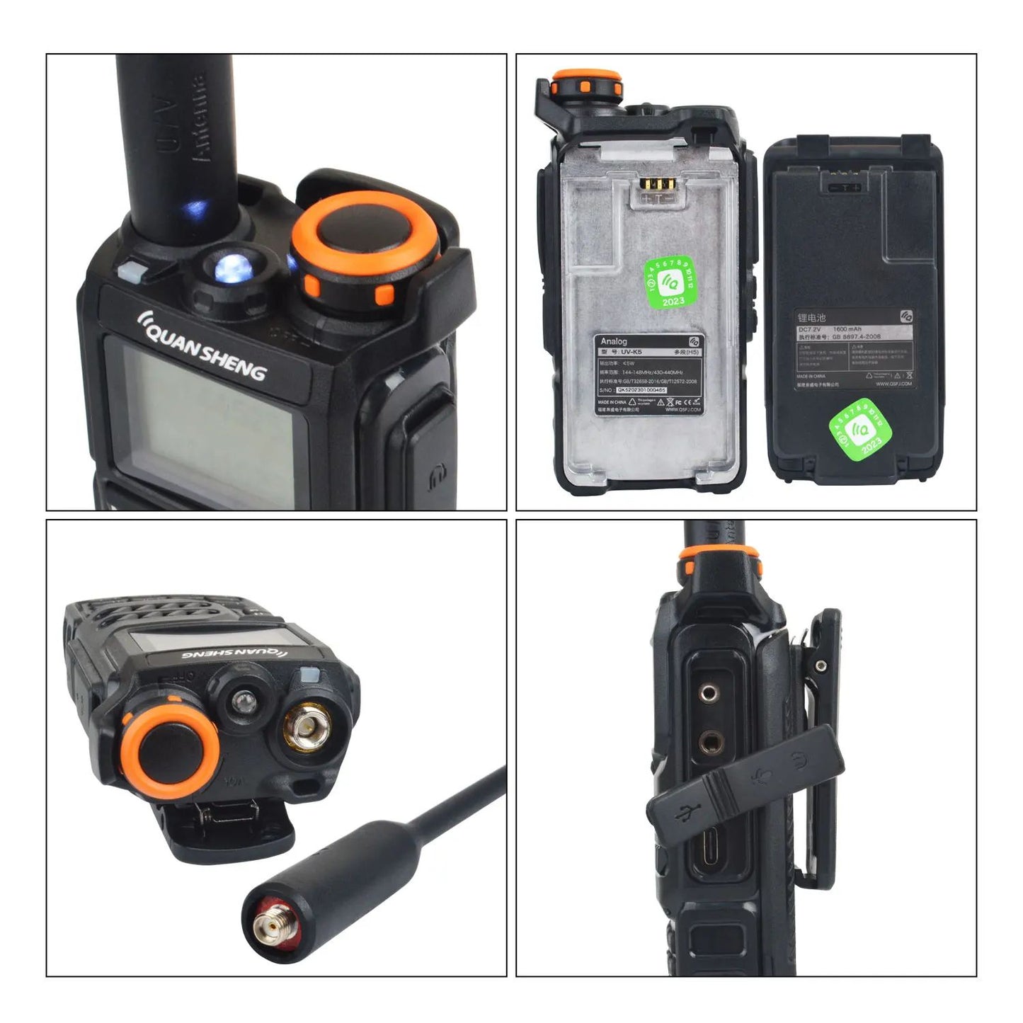 Quansheng Dual-Band Full-Band Handheld Two-Way Radio - Wide Coverage Communication