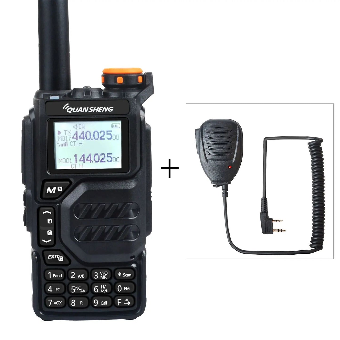 Quansheng Dual-Band Full-Band Handheld Two-Way Radio - Wide Coverage Communication