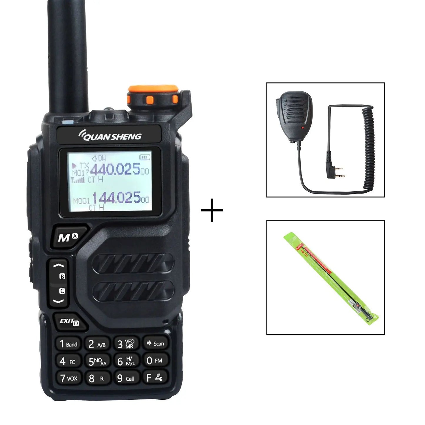 Quansheng Dual-Band Full-Band Handheld Two-Way Radio - Wide Coverage Communication