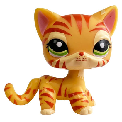 Mini LPS bobblehead figure Short-Hair Kitten Collectible Mini Pet Toy