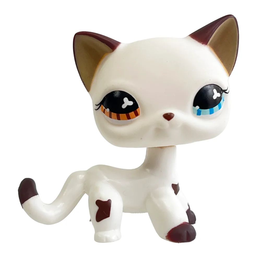 Mini LPS bobblehead figure Short-Hair Kitten Collectible Mini Pet Toy