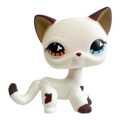 Mini LPS bobblehead figure Short-Hair Kitten Collectible Mini Pet Toy