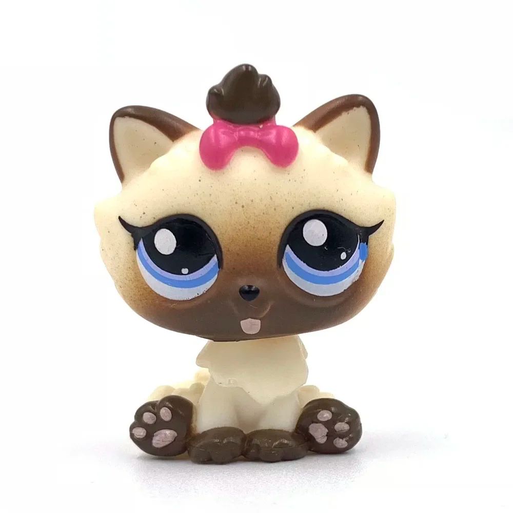 Mini LPS bobblehead figure Short-Hair Kitten Collectible Mini Pet Toy