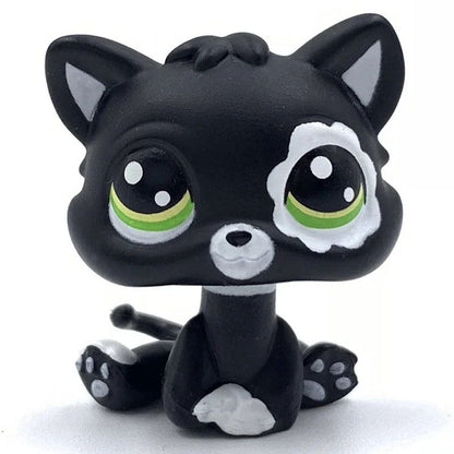 Mini LPS bobblehead figure Short-Hair Kitten Collectible Mini Pet Toy